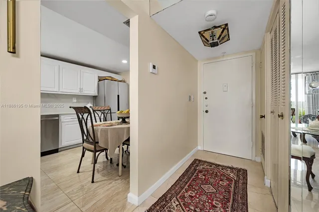 a view of a hallway with interior of the house