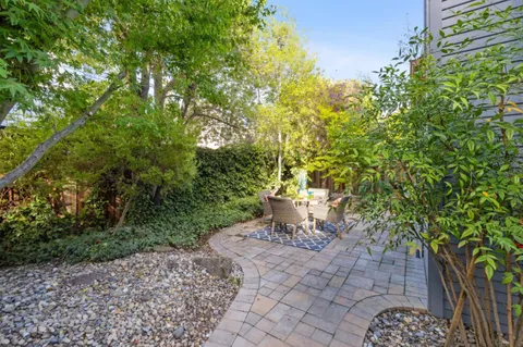 a view of a back yard