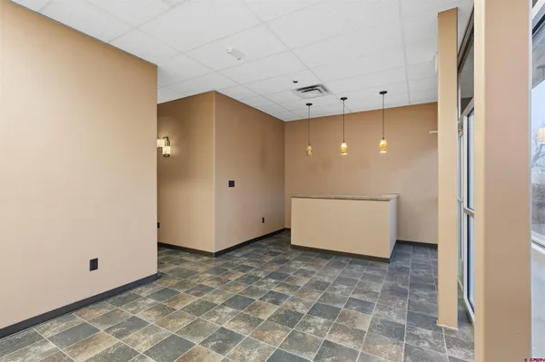 a view of an empty room