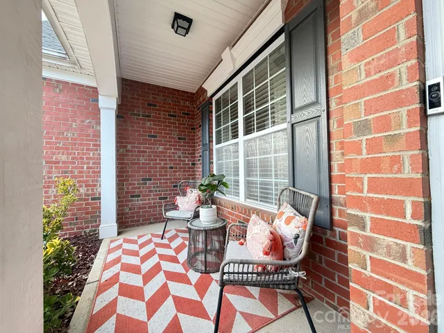 a outdoor living space with patio furniture