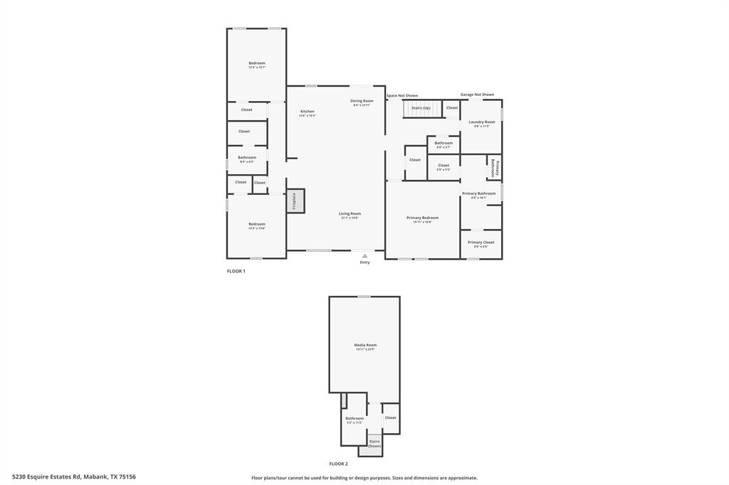 5230 Esquire Estates Road Mabank, TX 75156 - Photo 39 of 39 Floor plan