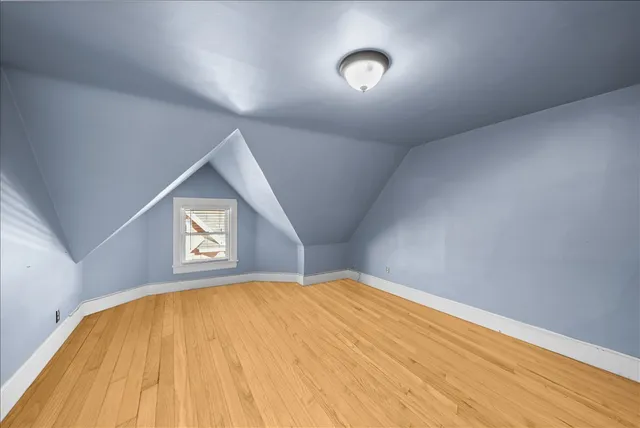 a view of empty room with front door