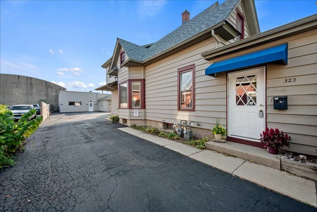 a house view with a outdoor space