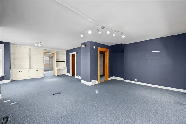 a view of an empty room