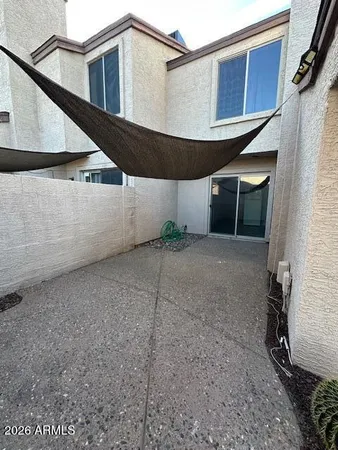 a view of a house with a garage