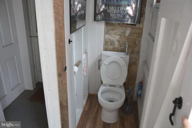 a view of a room with a wooden roof and potted plant