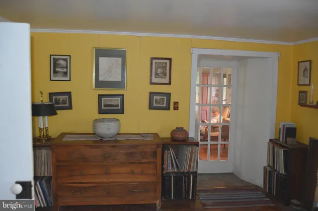 a bathroom with a shower and toilet
