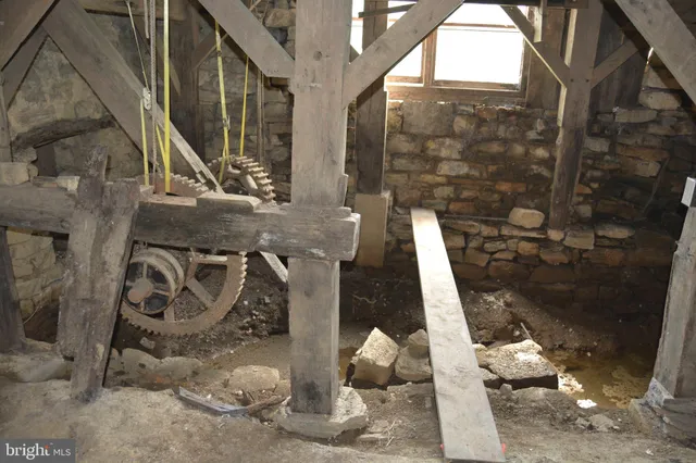 a view of a lake and a building