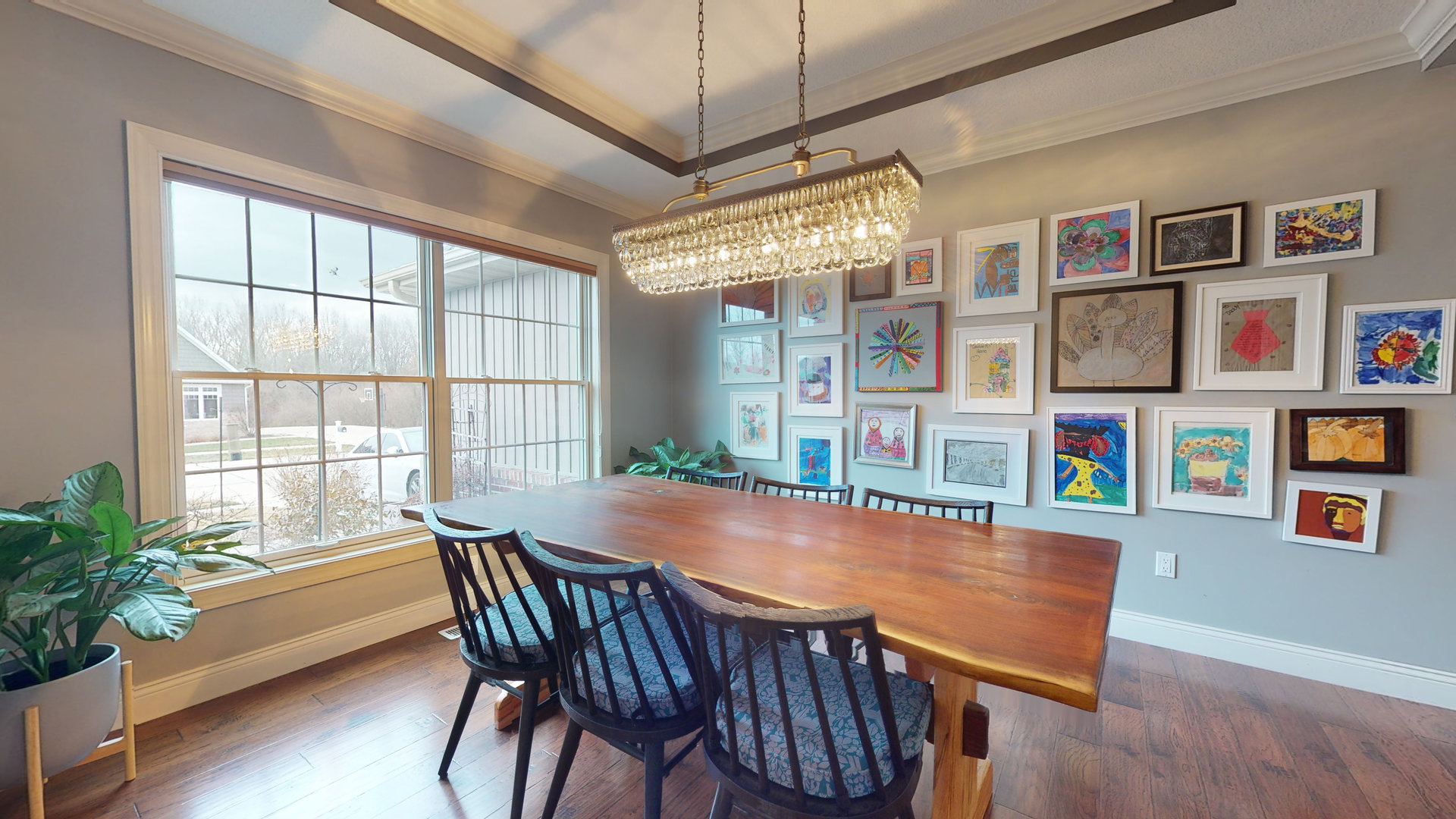 1303 East White Oak Road Mahomet, IL 61853 - Photo 12 of 64 a dining room with furniture and window