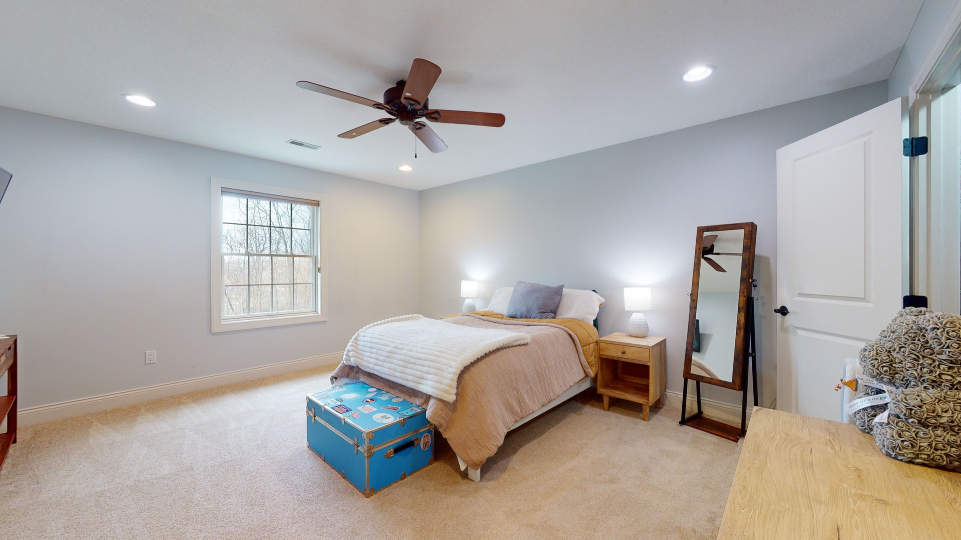1303 East White Oak Road Mahomet, IL 61853 - Photo 23 of 64 a bed room with a bed and a window