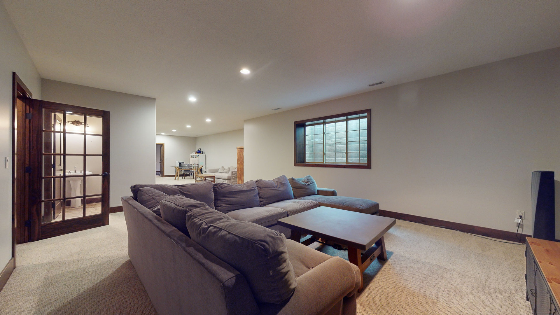 1303 East White Oak Road Mahomet, IL 61853 - Photo 33 of 64 a living room with furniture and a window
