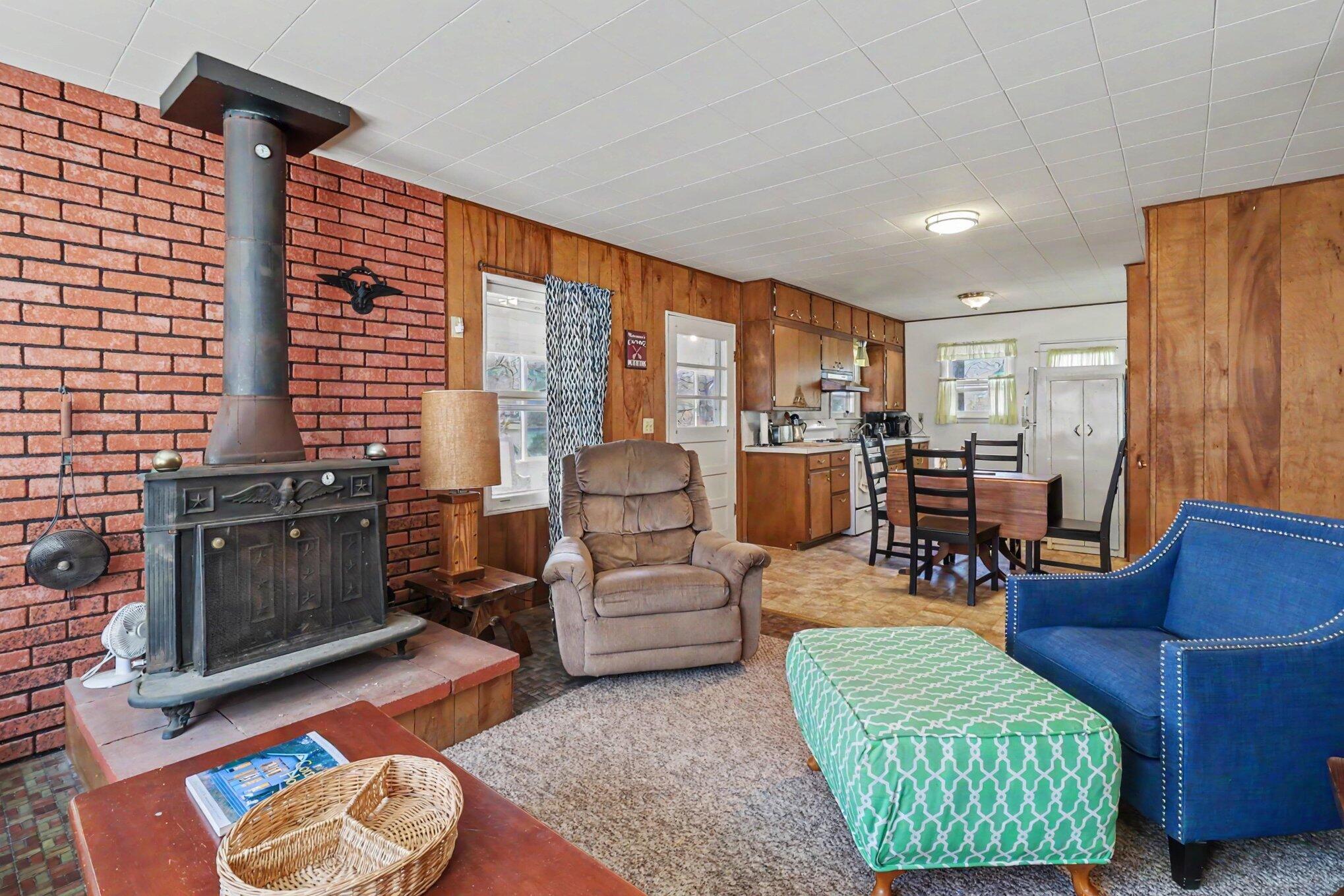 5619 East Deer Road Fountain, MI 49410 - Photo 15 of 27 Wood stove