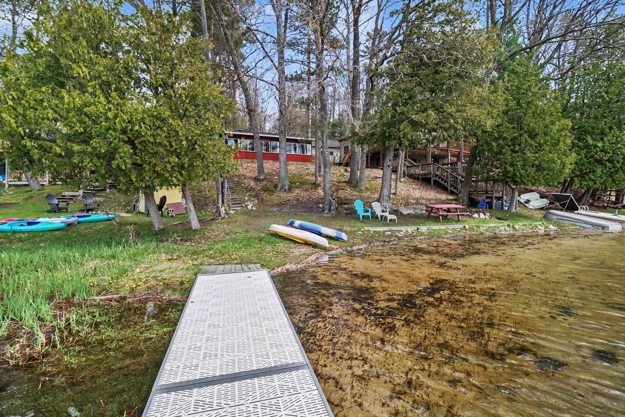 5619 East Deer Road Fountain, MI 49410 - Photo 6 of 27 Dock View