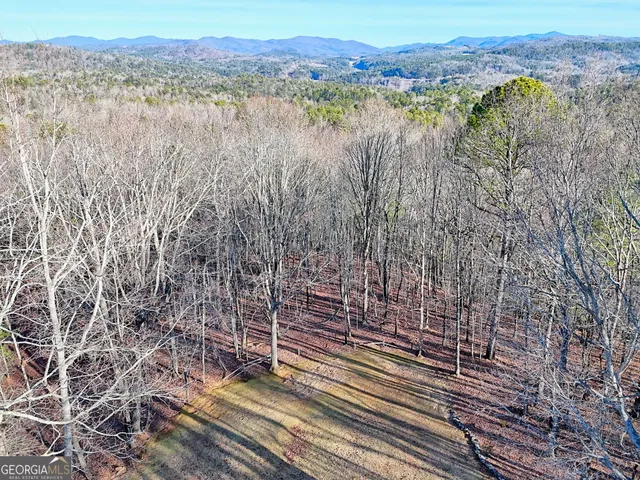 a view of a yard with wooden fence