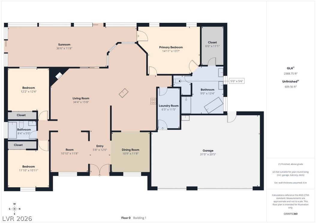 4892 Quail Run Road Pahrump, NV 89060 - Photo 87 of 90 4892 Quail Run floor plan
