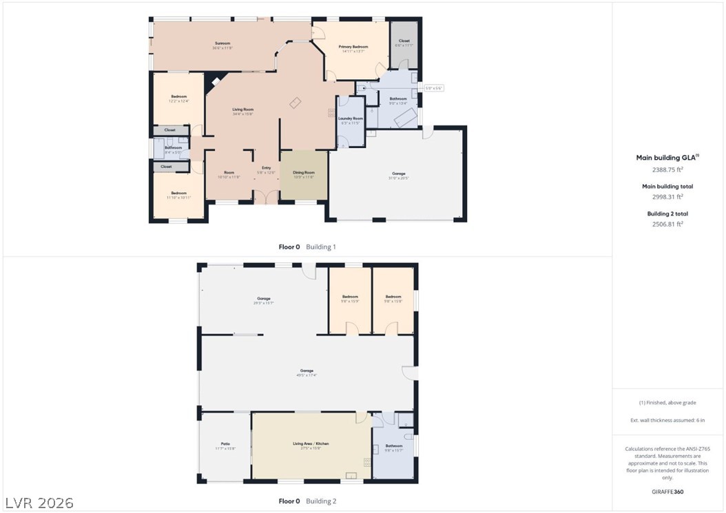 4892 Quail Run Road Pahrump, NV 89060 - Photo 88 of 90 Explore the expansive floor plan, showcasing 4892 Quail Run & 4950 Quail Run floor plan