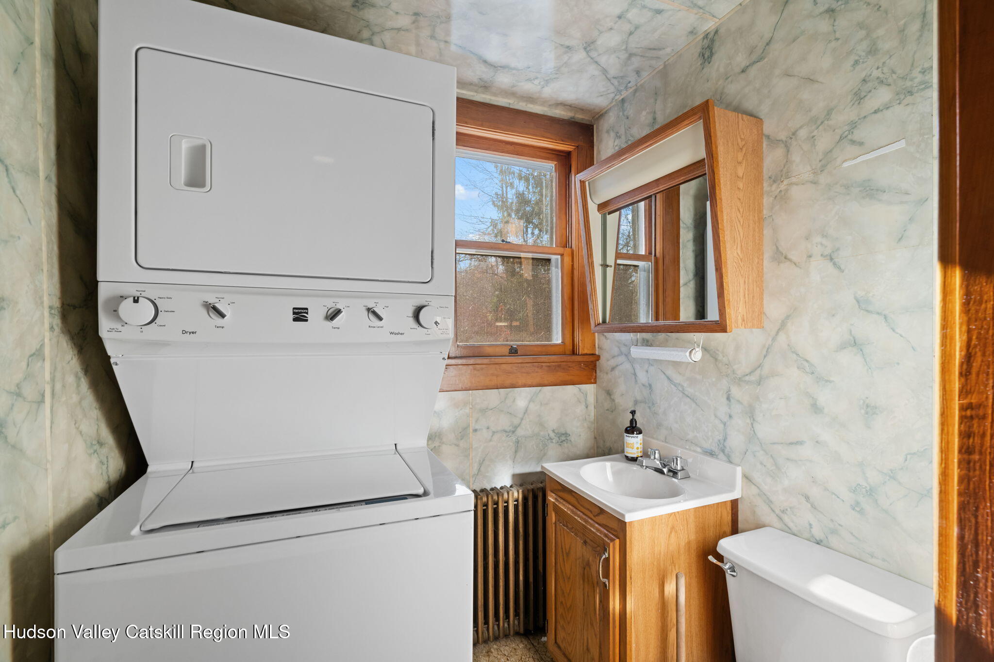 17 Bostock Road Shokan, NY 12481 - Photo 39 of 66 a utility room with dryer and washer