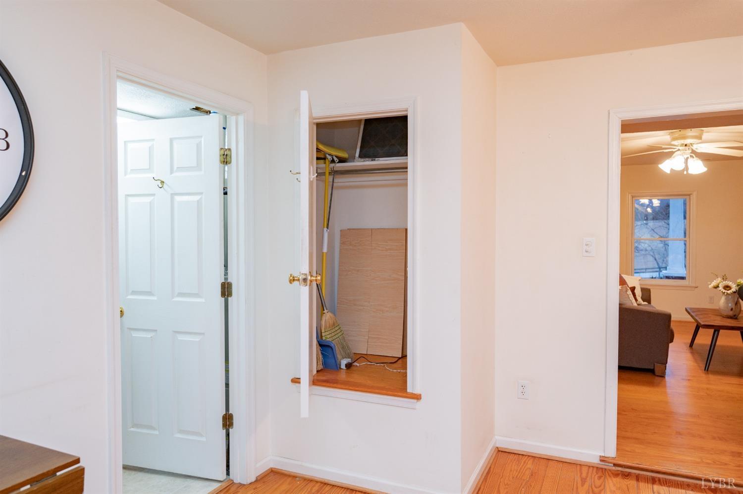 1394 Lowesville Road Amherst, VA 24521 - Photo 30 of 38 a view of a hallway with dining room and wooden floor