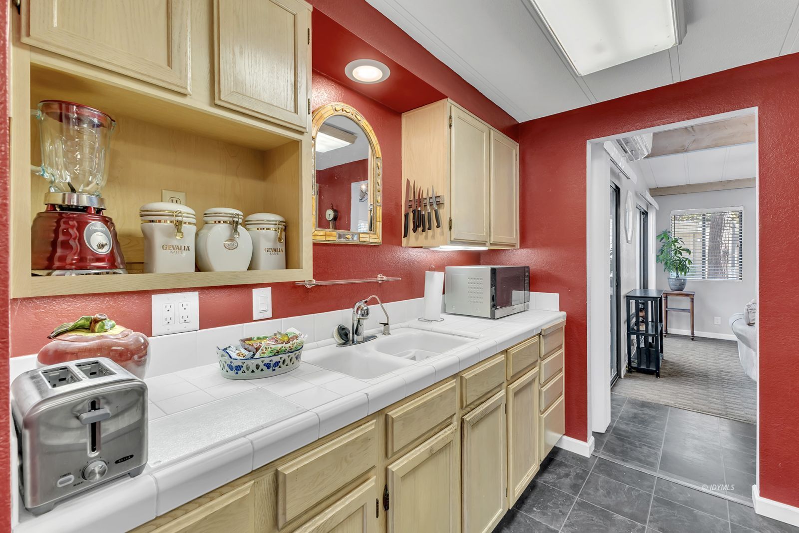 25955 Highway 243, Unit 18 Idyllwild, CA 92549 - Photo 25 of 46 a bathroom with a sink double vanity and a mirror