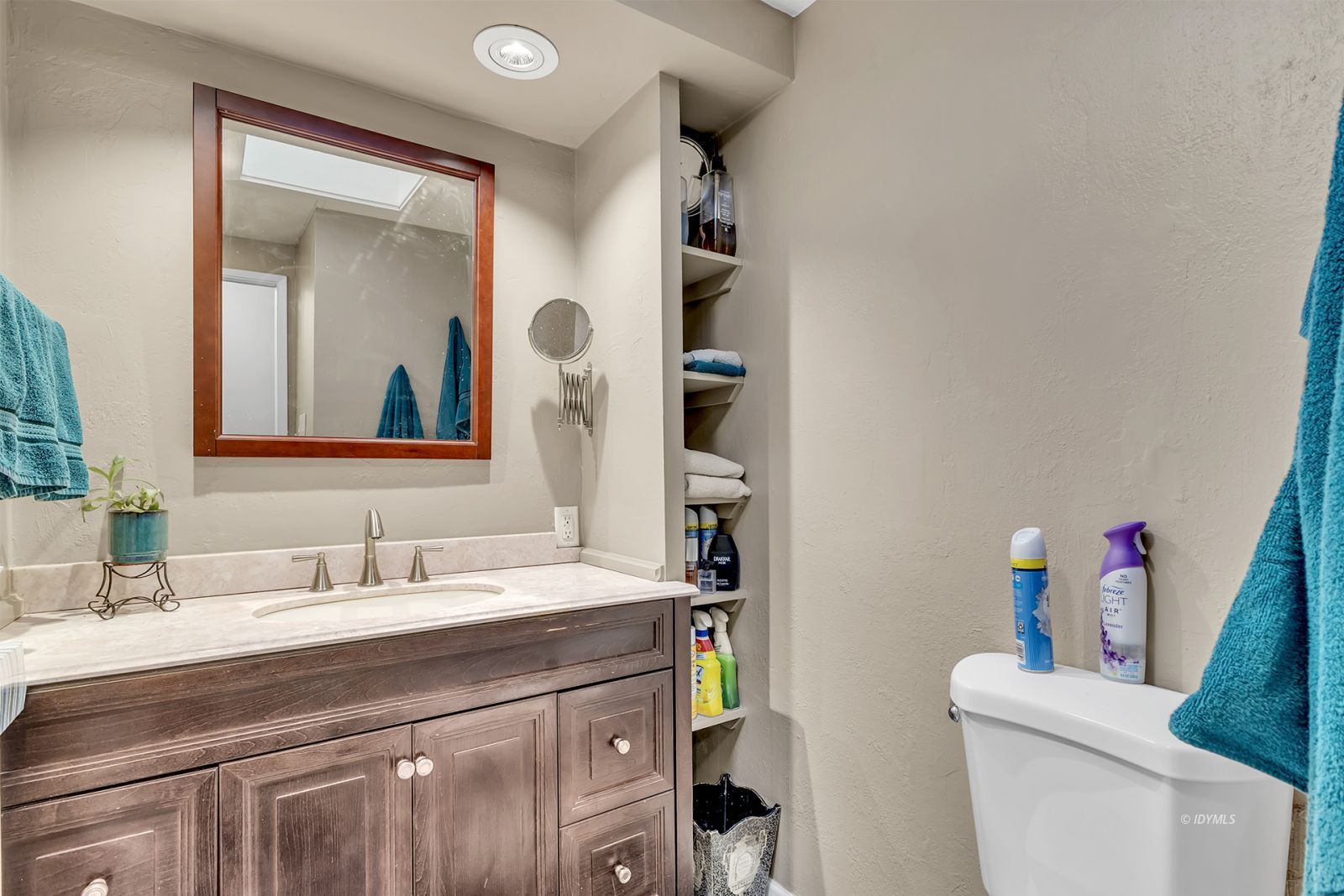 25955 Highway 243, Unit 18 Idyllwild, CA 92549 - Photo 35 of 46 a bathroom with a sink vanity and toilet