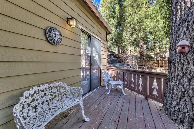 a view of store room with wooden floor