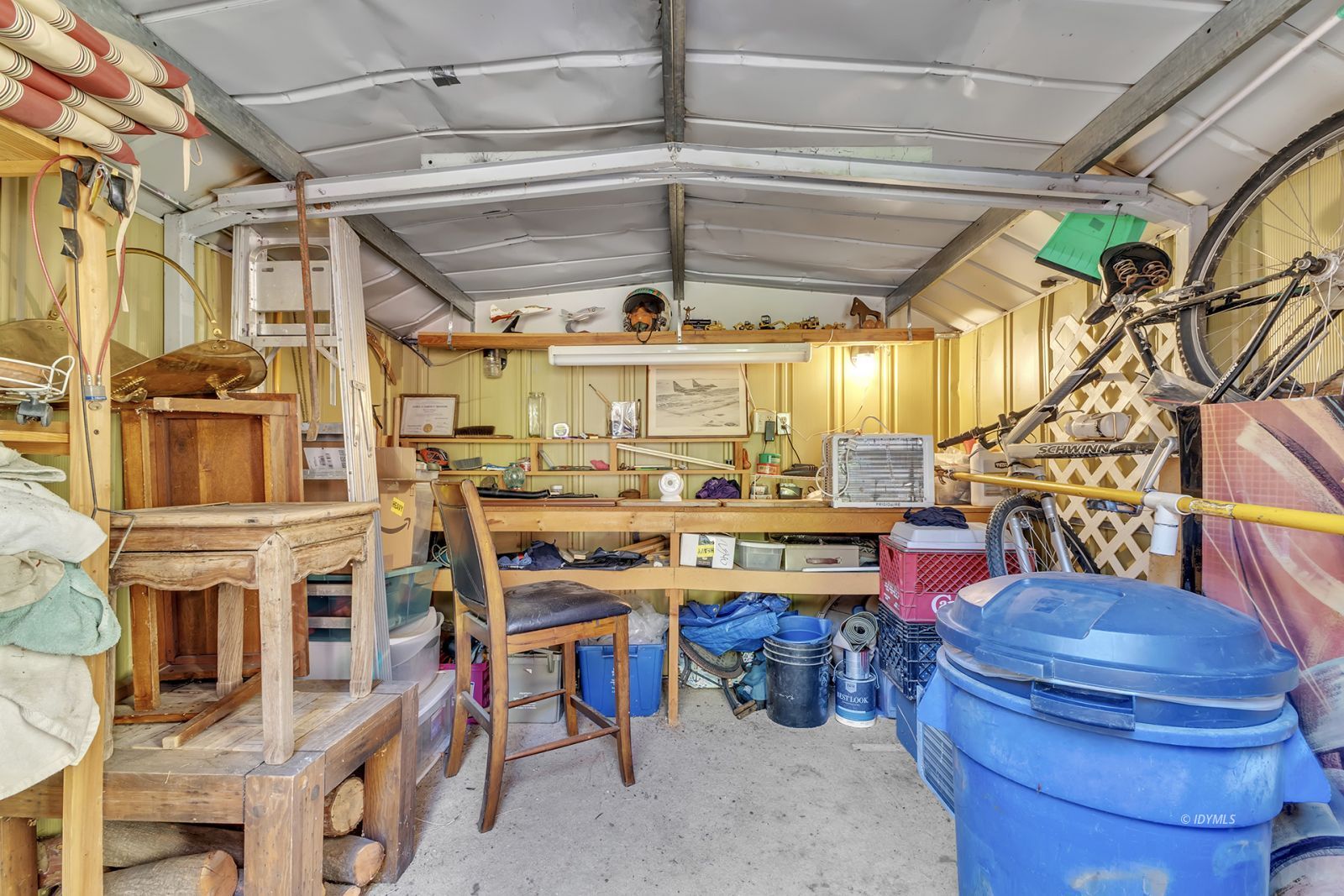 25955 Highway 243, Unit 18 Idyllwild, CA 92549 - Photo 42 of 46 a view of a storage room with a lot of stuff
