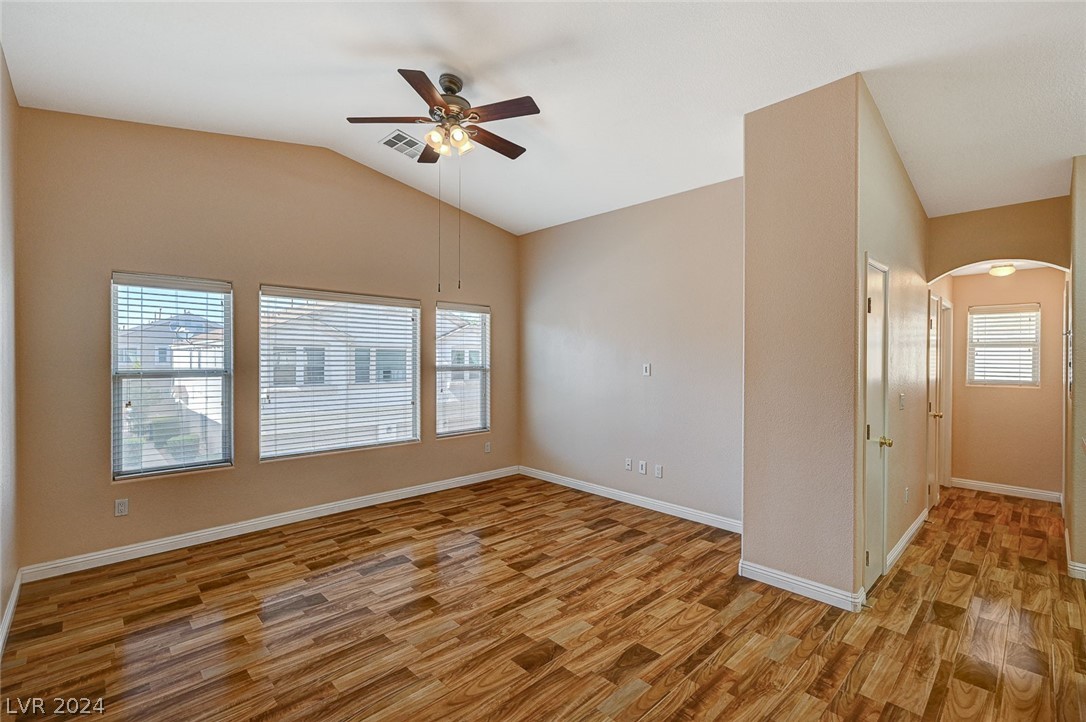 8807 Roping Rodeo Avenue, Unit 101 Las Vegas, NV 89178 - Photo 3 of 36 Stunning floors and vaulted ceilings