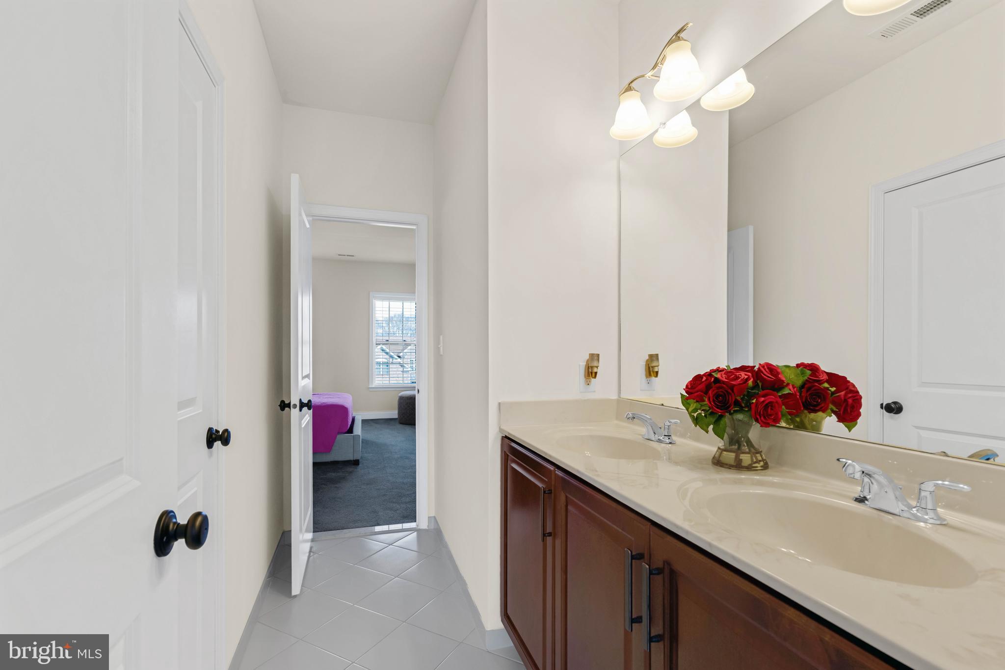 1045 Matthew Way New Castle, DE 19720 - Photo 36 of 62 a bathroom with a sink vanity and a mirror
