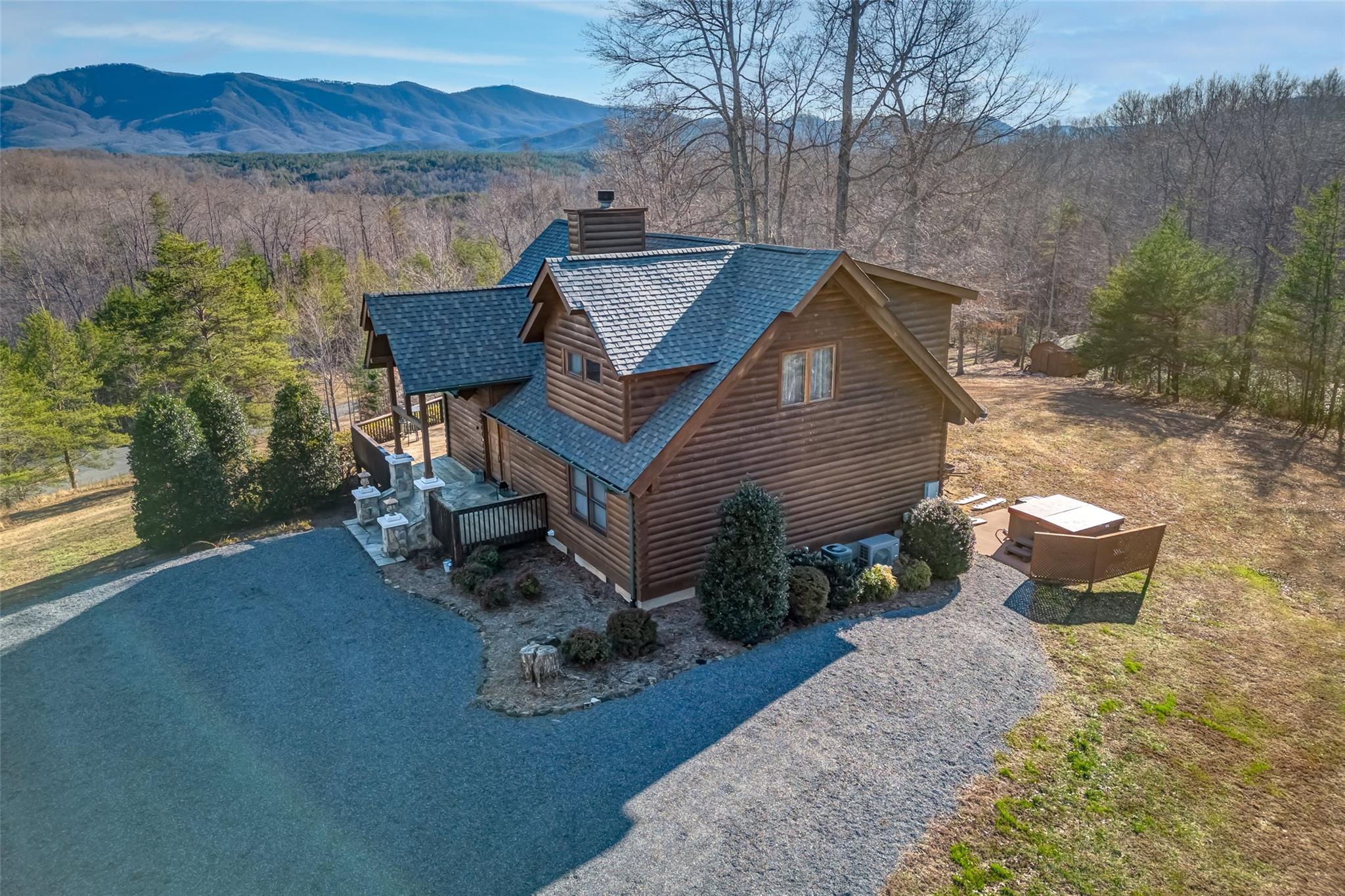 61 North Boundary Rd Mill Spring Mill Spring, NC 28756 - Photo 1 of 46 a view of a house with backyard