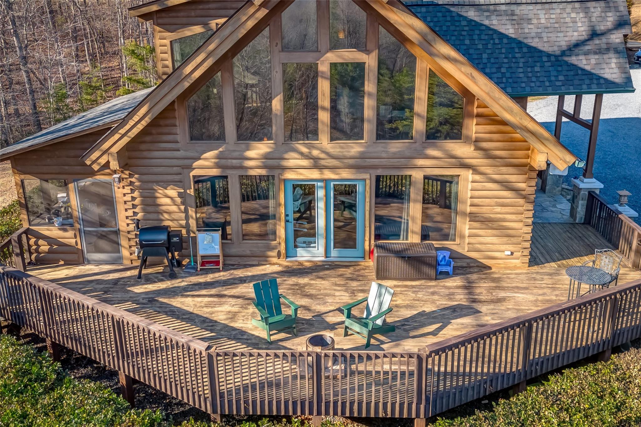 61 North Boundary Rd Mill Spring Mill Spring, NC 28756 - Photo 37 of 46 a view of a house with a wooden fence