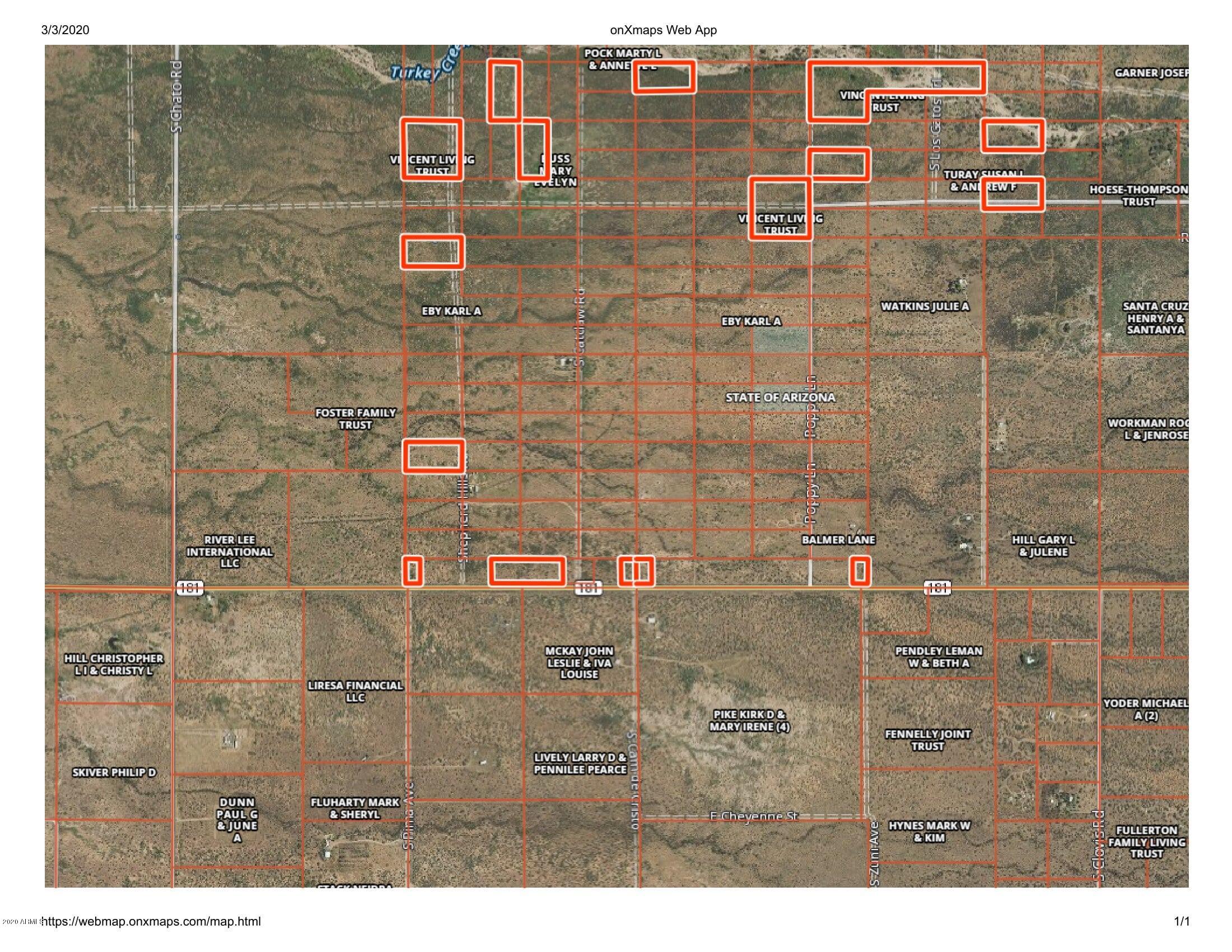 320 South Catclaw Road Pearce, AZ 85625 - Photo 10 of 44 Sunizona OnXmap 8