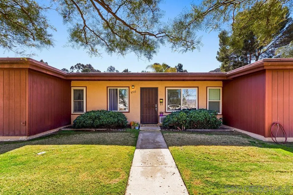 8722 Wahl Street Santee, CA 92071 - Photo 1 of 35 a front view of house with yard and green space