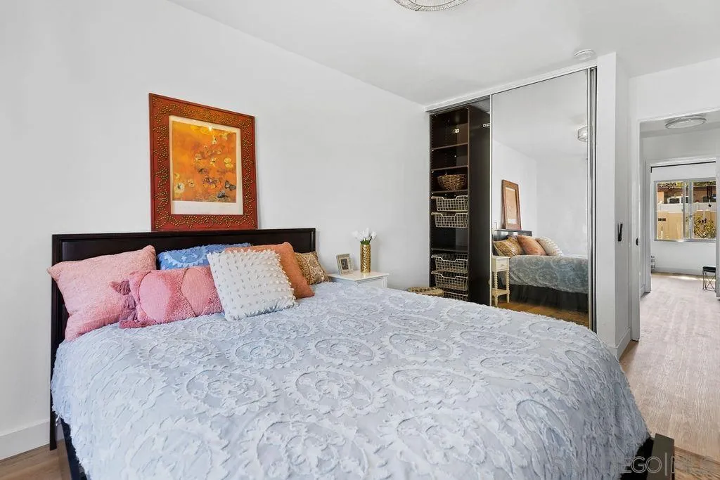 8722 Wahl Street Santee, CA 92071 - Photo 12 of 35 a bedroom with a bed and closet