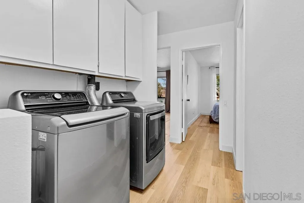 8722 Wahl Street Santee, CA 92071 - Photo 19 of 35 a view of a kitchen with a sink dryer and washer