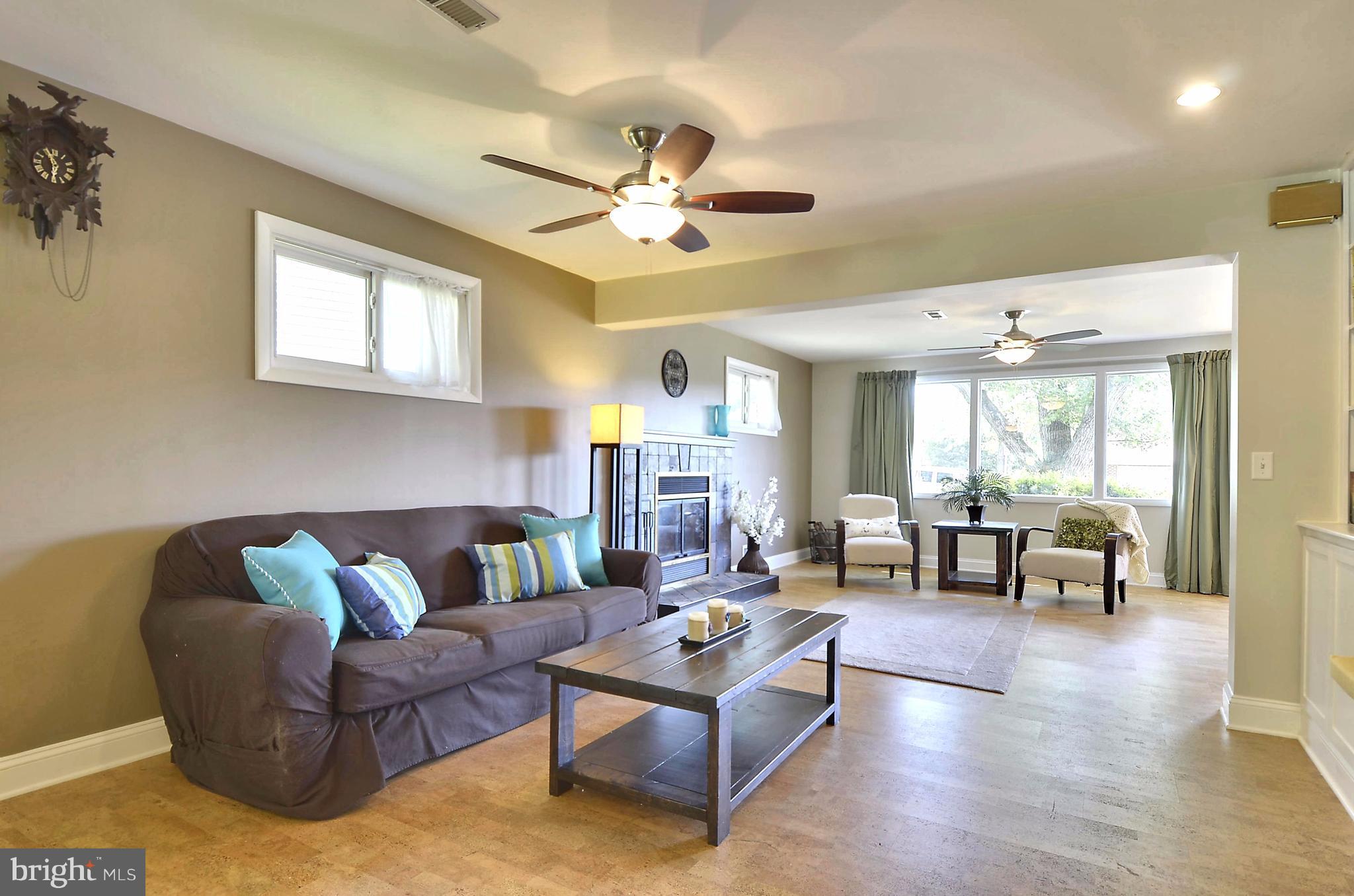 223 Rollingfield Road Catonsville, MD 21228 - Photo 6 of 30 Living space with ceiling fans!