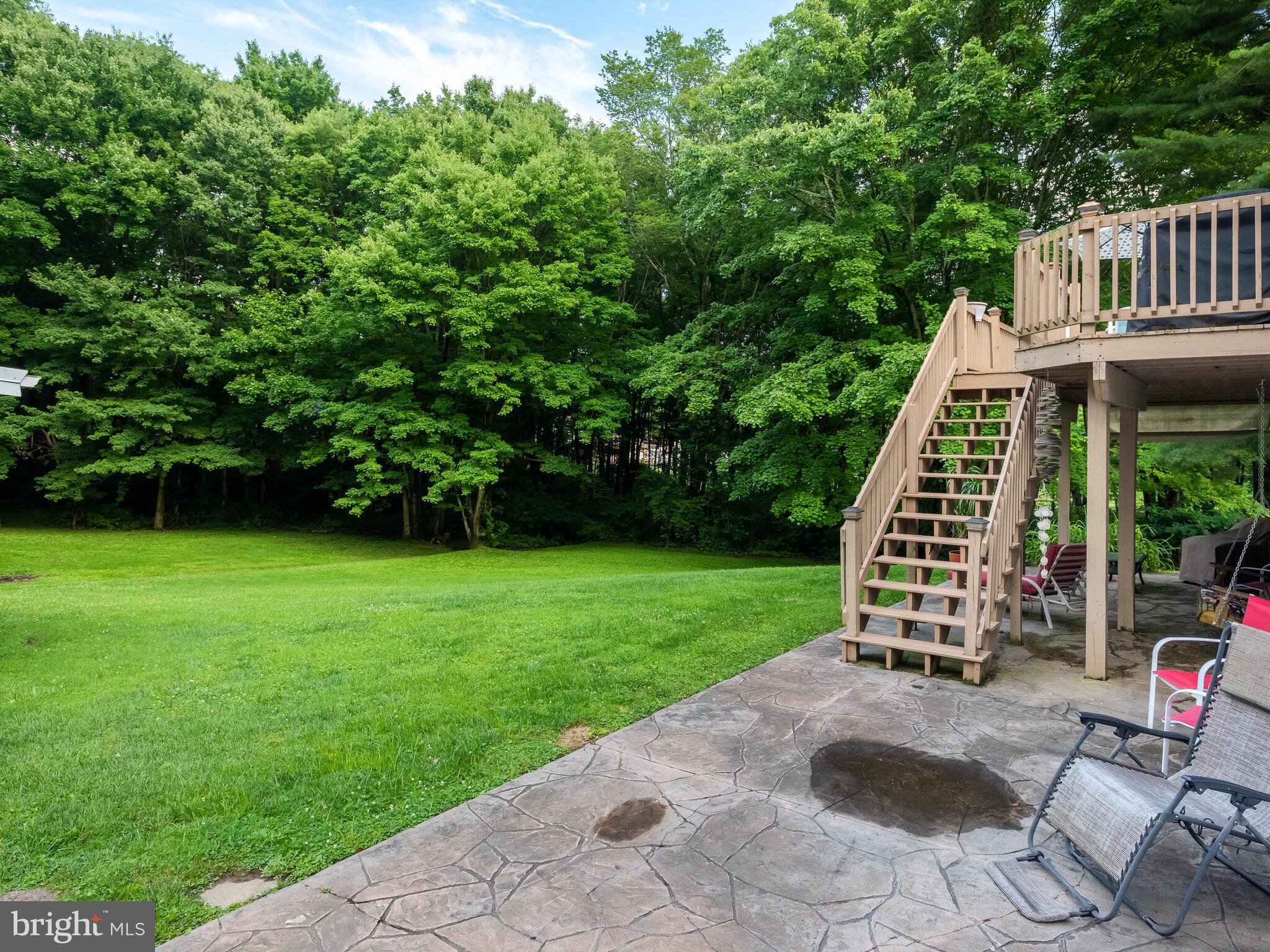 443 Auburn Road Landenberg, PA 19350 - Photo 6 of 69 Views from patio to back yard