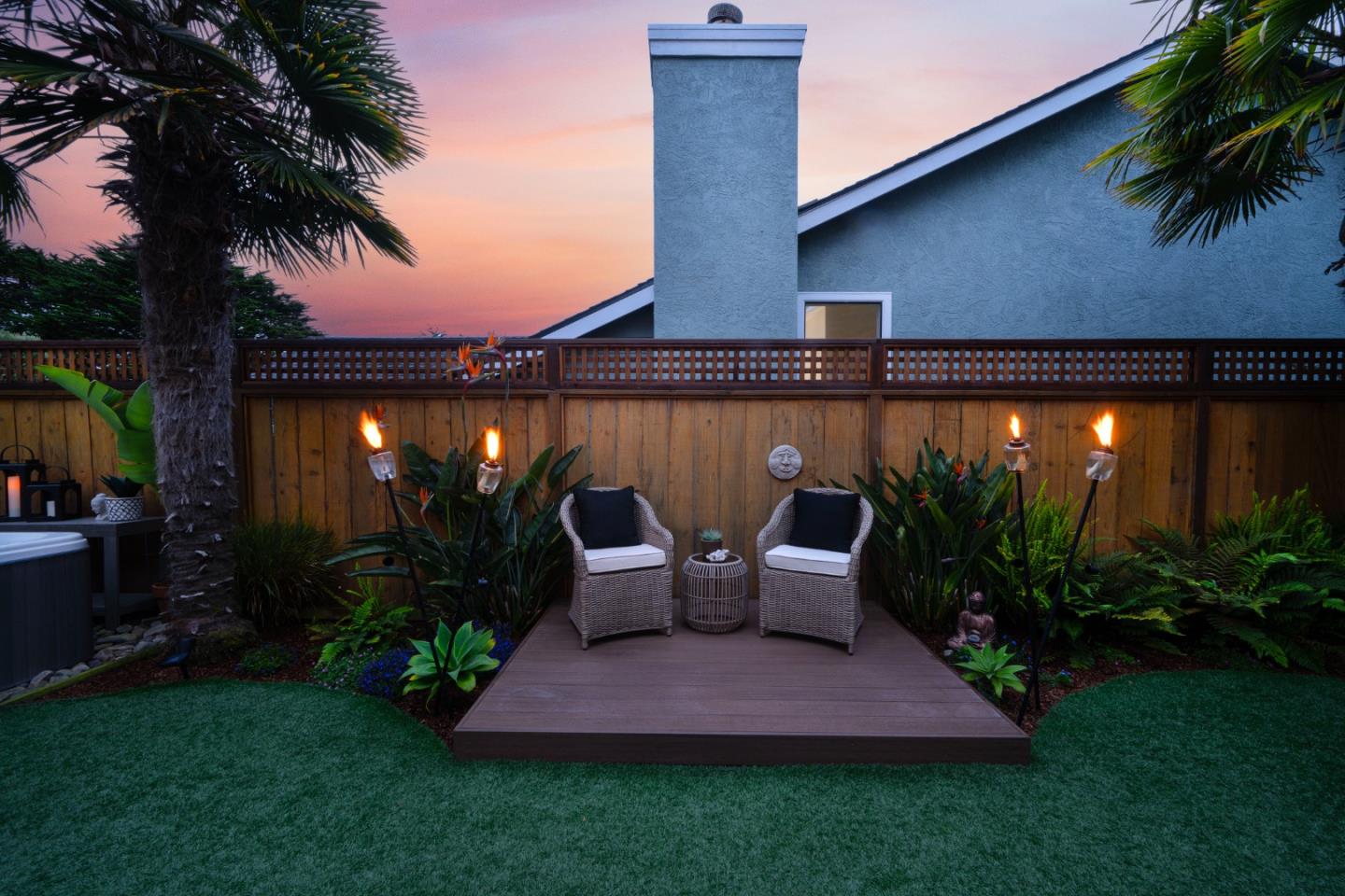 388 Greenbrier Road Half Moon Bay, CA 94019 - Photo 40 of 46 a view of a terrace with sitting area
