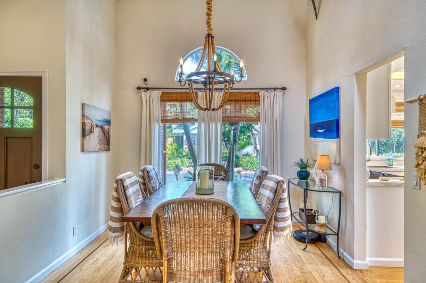 388 Greenbrier Road Half Moon Bay, CA 94019 - Photo 9 of 46 a view of a dining room with furniture window and outside view