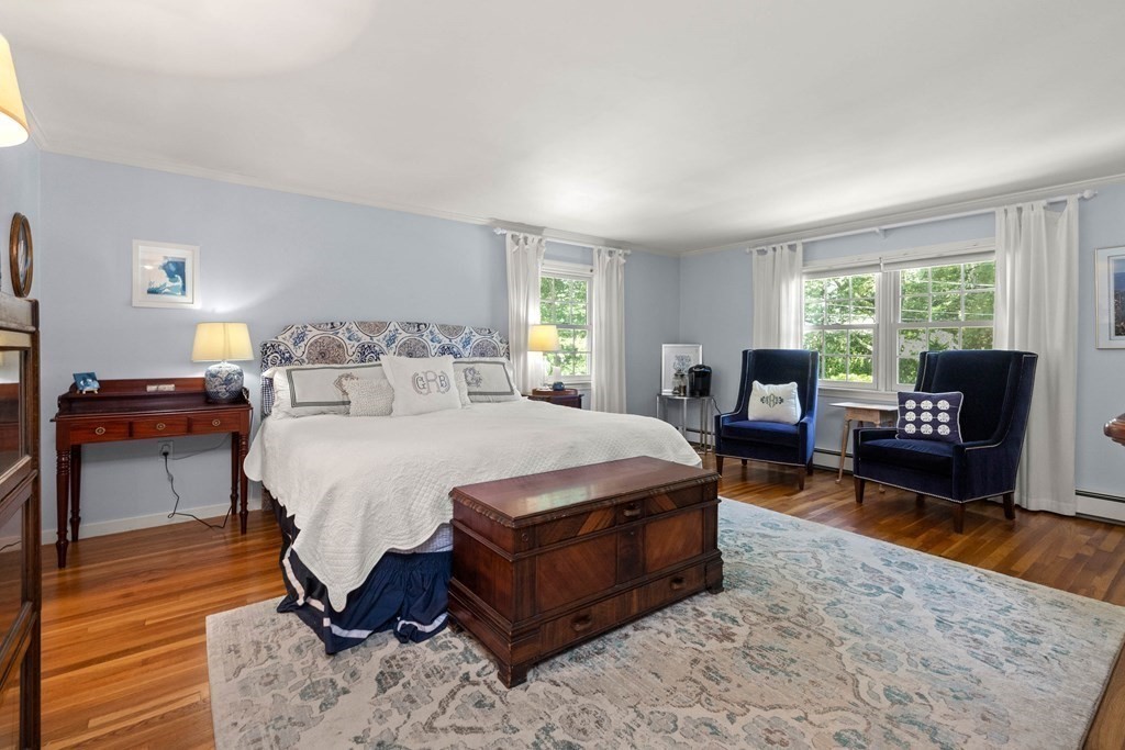44 Crestwood Road Marblehead, MA 01945 - Photo 29 of 42 a bed room with a bed and a chair