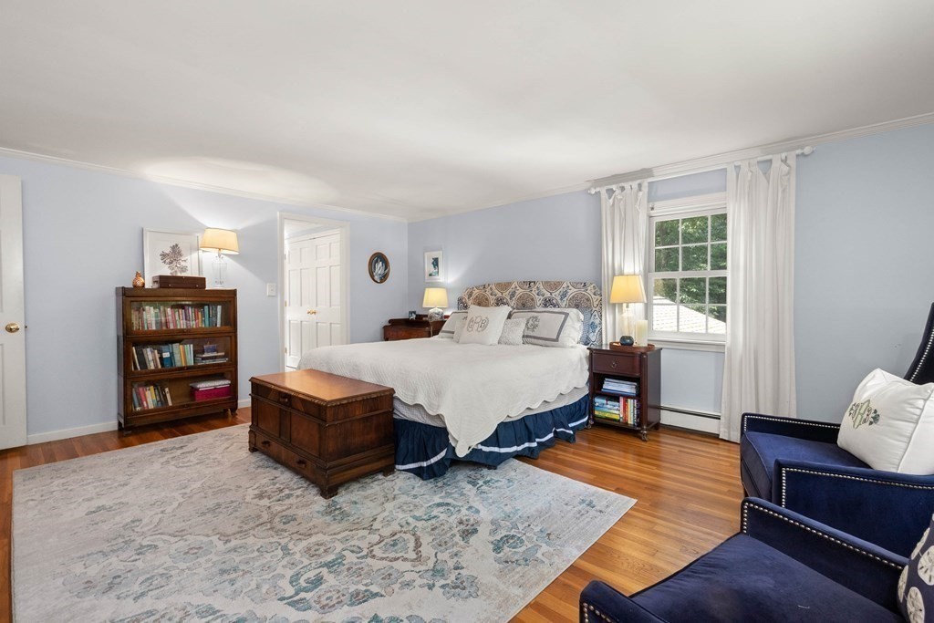 44 Crestwood Road Marblehead, MA 01945 - Photo 30 of 42 a bedroom with a bed window and a couch