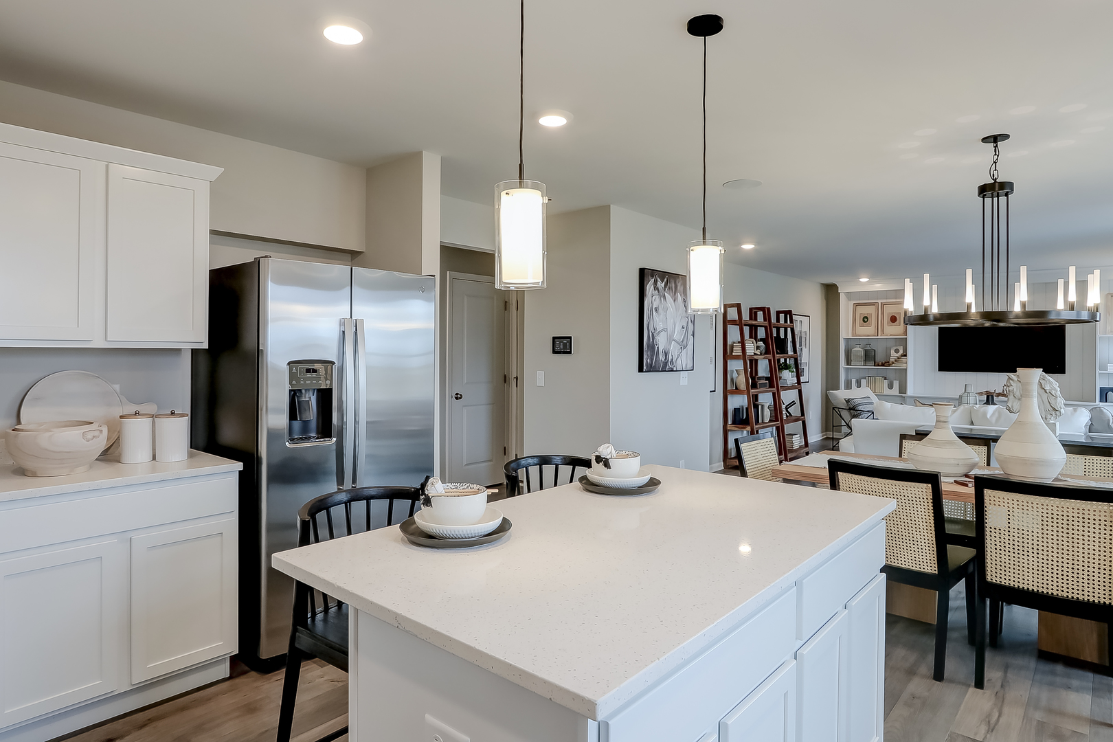 612 Endicott Road South Elgin, IL 60177 - Photo 17 of 30 a kitchen with stainless steel appliances kitchen island granite countertop a sink a refrigerator and a stove
