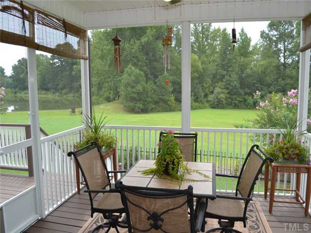 113 Jackson Ridge Court Willow Spring, NC 27592 - Photo 18 of 25 Screened Porch
