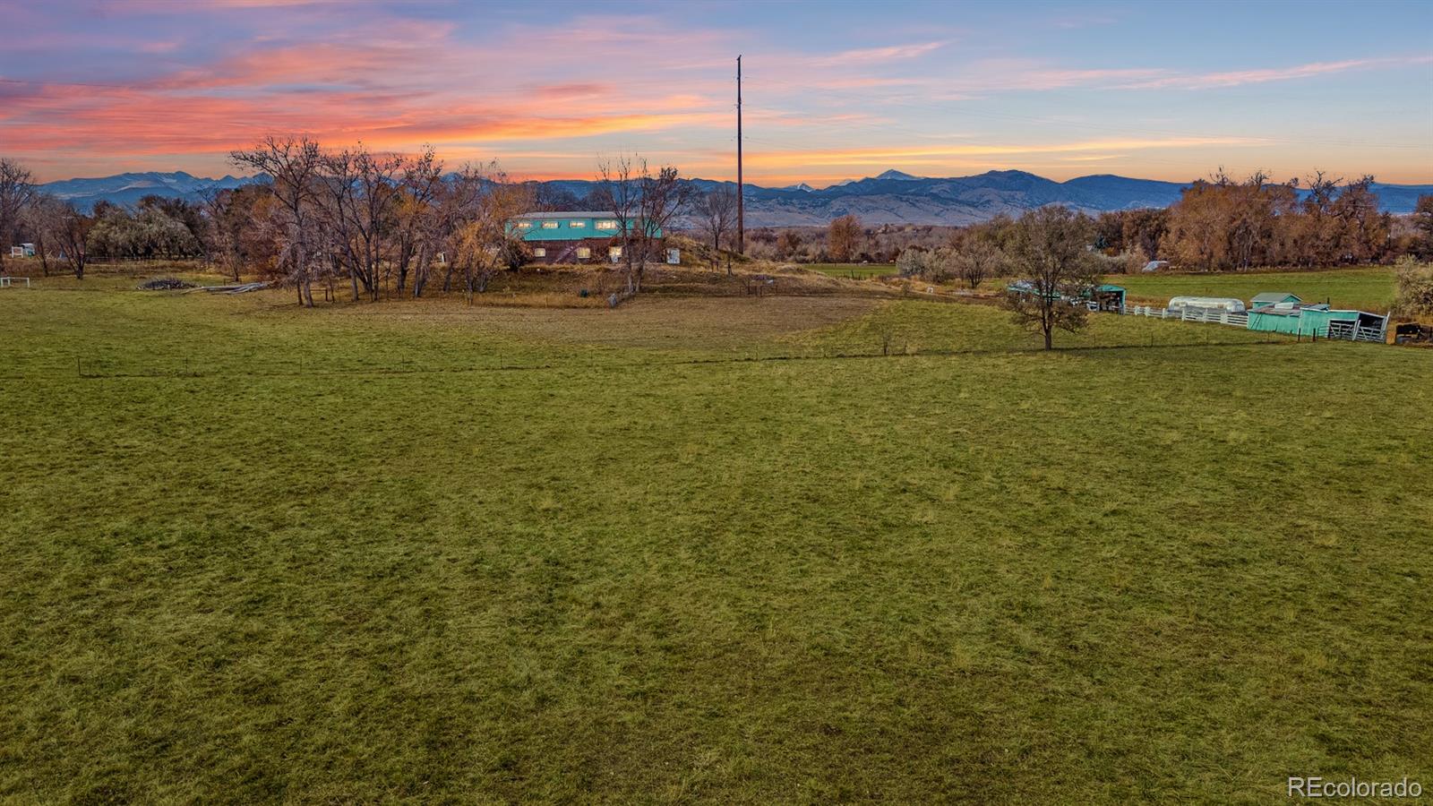 10.5 acre farm with continental divide views