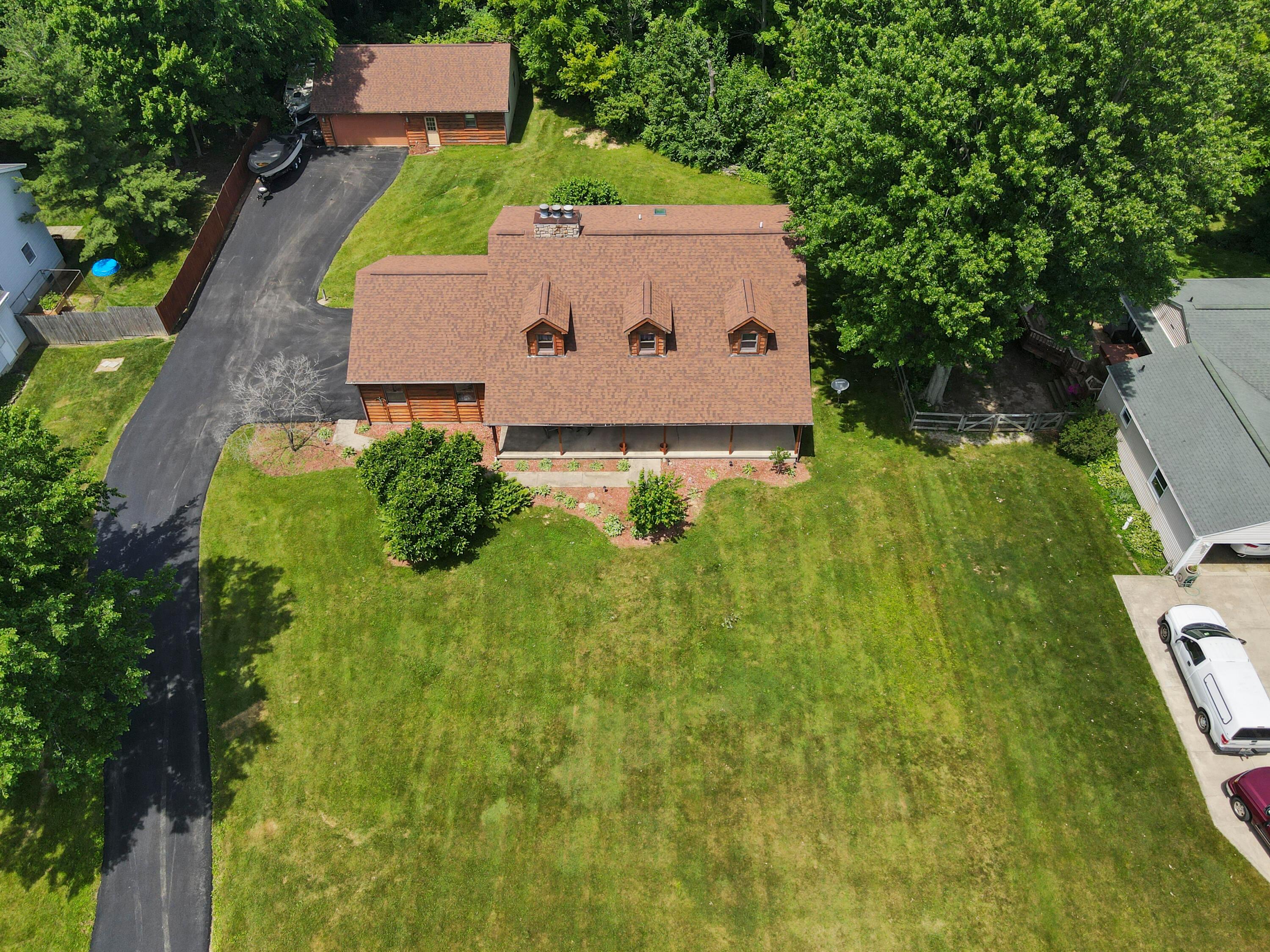 7610 Beecher Road Southwest Pataskala, OH 43062 - Photo 53 of 53 Drone to Front