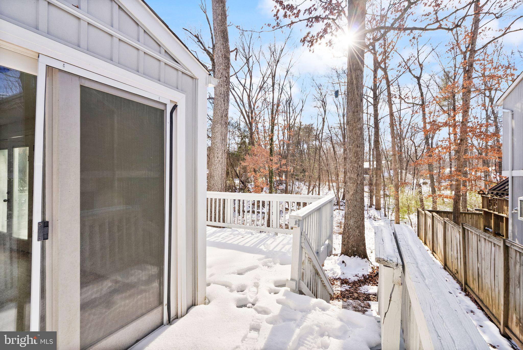2280 Cocquina Drive Reston, VA 20191 - Photo 60 of 66 a view of a balcony with wooden floor