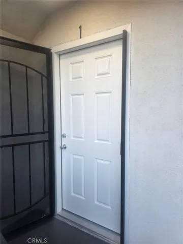 a view of front door