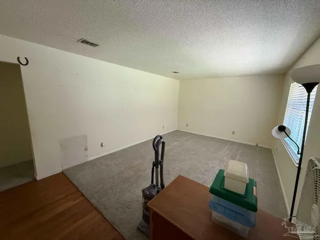 a view of a room with door