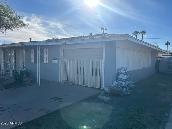 a view of backyard with hardwood and deck