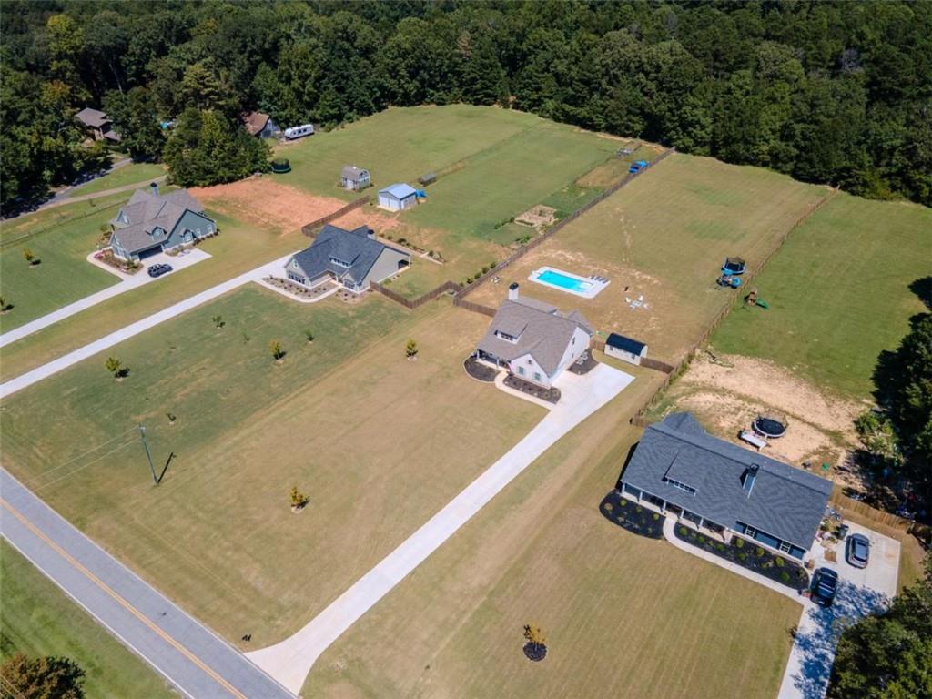 710 Poplar Street Monroe, GA 30655 - Photo 56 of 60 an aerial view of a house