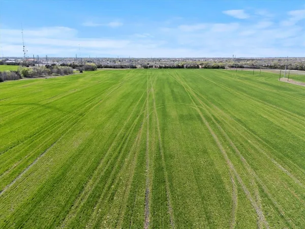 a view of a green field